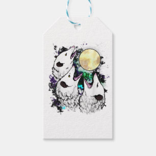 Funny Opossum Sticker Cute Screaming Possum Gift Tags