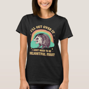 Funny Opossum Tee Dramatic But Charming Trash Mamm
