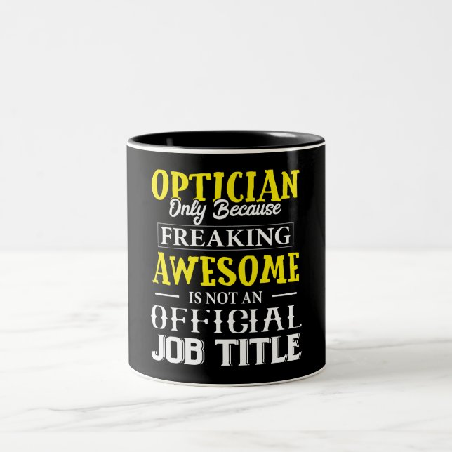 Funny Optician  Mug (Center)