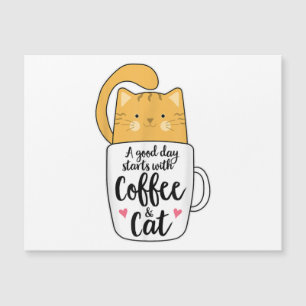 Funny Orange Cat Coffee Mug Cat Lover