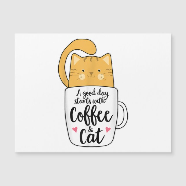 Funny Orange Cat Coffee Mug Cat Lover  (Front)