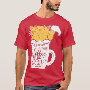 Funny Orange Cat Coffee Mug Cat Lover 7 T-Shirt