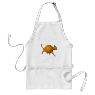 Funny Orange Cat Standard Apron