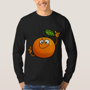 Funny Orange Fruit Novelty Design For Men Women Da T-Shirt