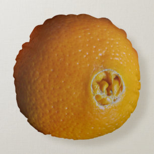 Funny Orange throw pillow