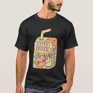 Funny Orange Training with Dumbbells Juice Box Kid T-Shirt