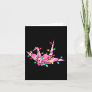 Funny Origami Christmas Graphics Lights Lover  Card