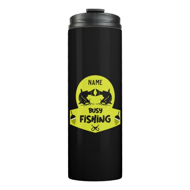 Funny original fishing gifts   thermal tumbler (Front)