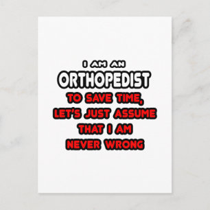 Funny Orthopaedist T-Shirts and Gifts Postcard