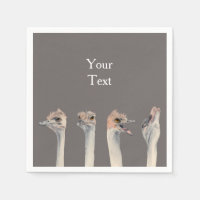 Funny Ostrich Bird Custom