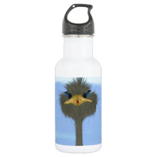 Funny Ostrich George And The Cute Ladybug 532 Ml Water Bottle