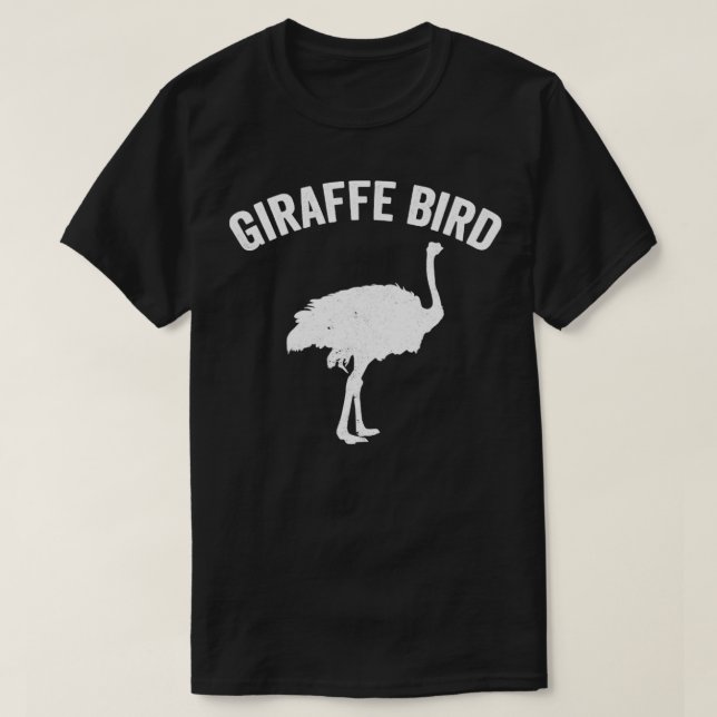 Funny Ostrich Giraffe Bird1 T-Shirt (Design Front)