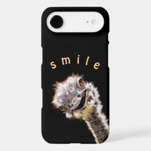 Funny Ostrich iPhone Case Smile - Choose Color