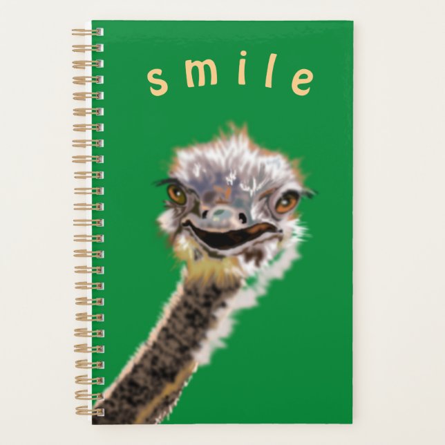 Funny Ostrich Planner (Front)