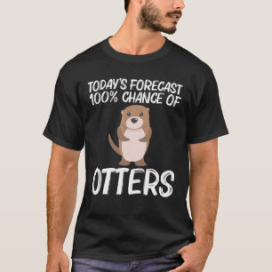 Funny Otter For Men Women Aquatic Pup Weasel River T-Shirt