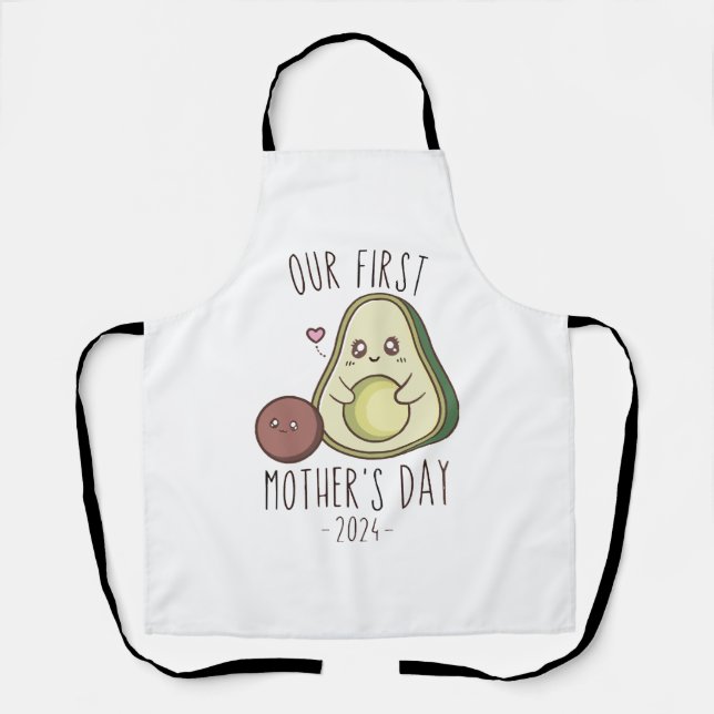 Funny Our First Mother's Day  Apron (Front)