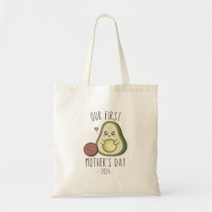Funny Our First Mother's Day  Tote Bag