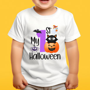 Funny Outfit Gift Cute Costume  My 1st Halloween Baby T-Shirt