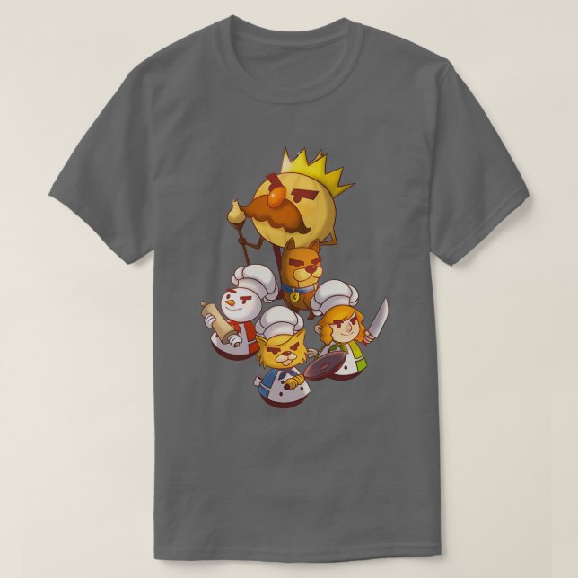 Funny Overcooked Gift Boy Girl  T-Shirt (Design Front)