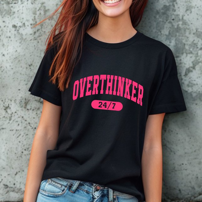 Funny Overthinker T-Shirt Tri-Blend Shirt (Creator Uploaded)