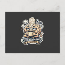 Funny Overthinking In Progress T-Shirt | Relatable