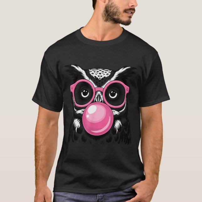 Funny Owl Design For Men Women Boys Girls Toddlers T-Shirt (Front)