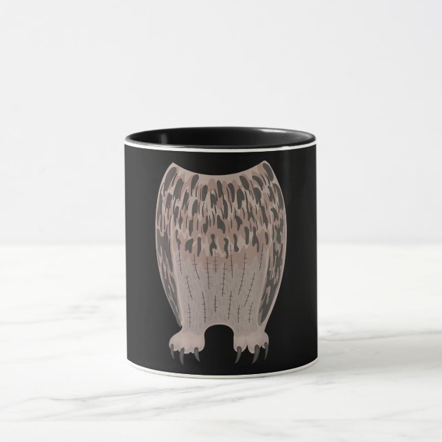 Funny Owl Easy Headless Halloween Costume Bird Mug (Center)
