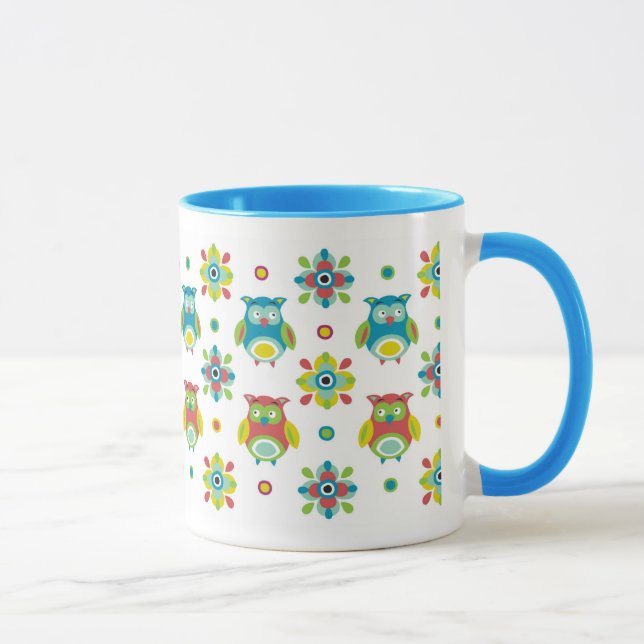 funny owls mug (Right)