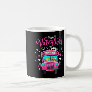 Funny Owls School Bus Driver Happy Valentines Day Coffee Mug
