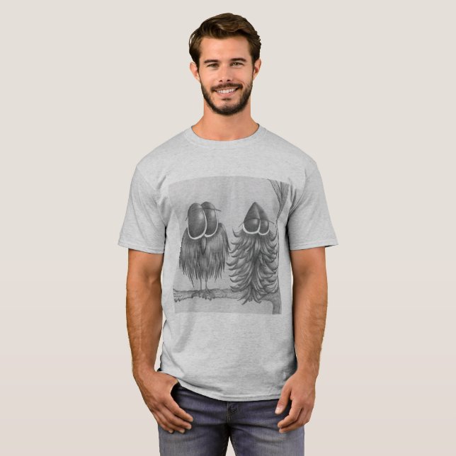 Funny Owls T-Shirt (Front Full)