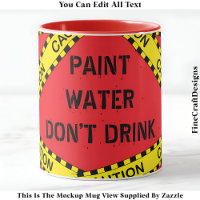 Funny Paint Water Quote For Artists Crafters 003