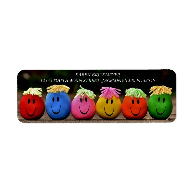 Funny Painted Rocks Return Label (Front)