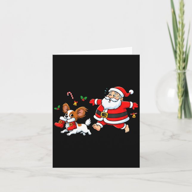 Funny Pallon Santa Claus Boots Christmas Womens Me Card (Front)