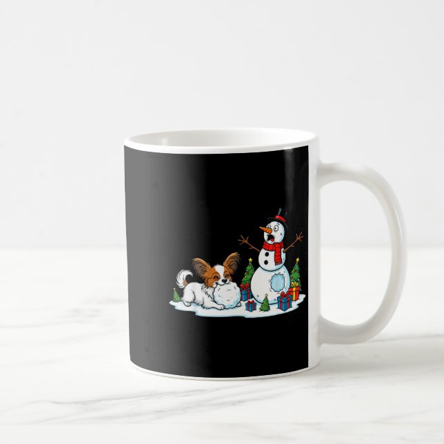 Funny Pallon Snowman Christmas Tree Xmas Womens Me Coffee Mug (Right)