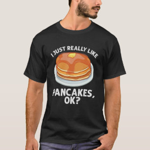 Funny Pancake Art Men Women Pancake Maker Breakfas T-Shirt
