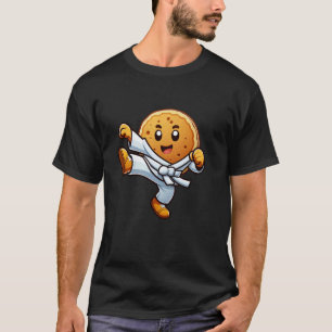 Funny Pancake Pan Karate Taekwondo Kick Boys Girl T-Shirt