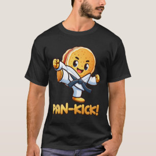 Funny Pancake Pan Karate Taekwondo Kick Boys Girl T-Shirt