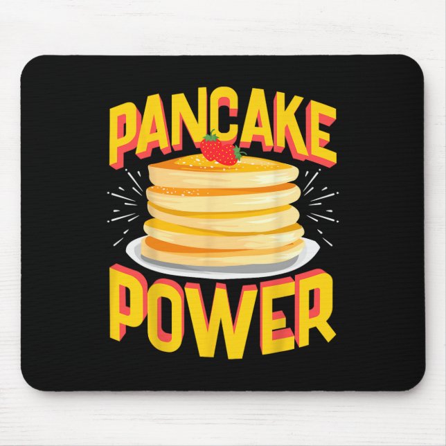 Funny Pancake Power  Mouse Pad (Front)