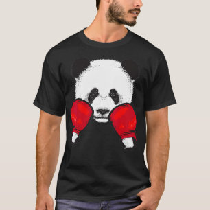 Funny Panda Boxing Cool Animal Lover Gloves Boxer T-Shirt