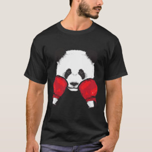 Funny Panda Boxing Cool Animal Lover Gloves Boxer T-Shirt