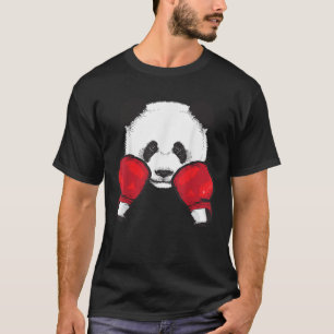 Funny Panda Boxing Cool Animal Lover Gloves Boxer T-Shirt