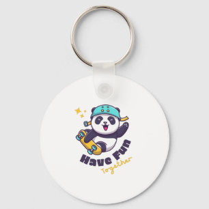 Funny Panda Cute For Animals Lover        Key Ring