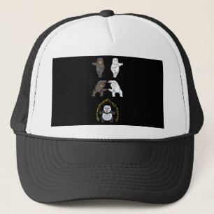 Funny Panda Cute Polar Bear Animal Lover Trucker Hat