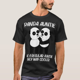 Funny Panda For Aunt Mum Chinese Giant Pandas Fore T-Shirt