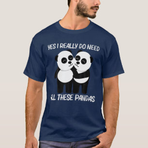 Funny Panda For Men Women Chinese Giant Pandas For T-Shirt