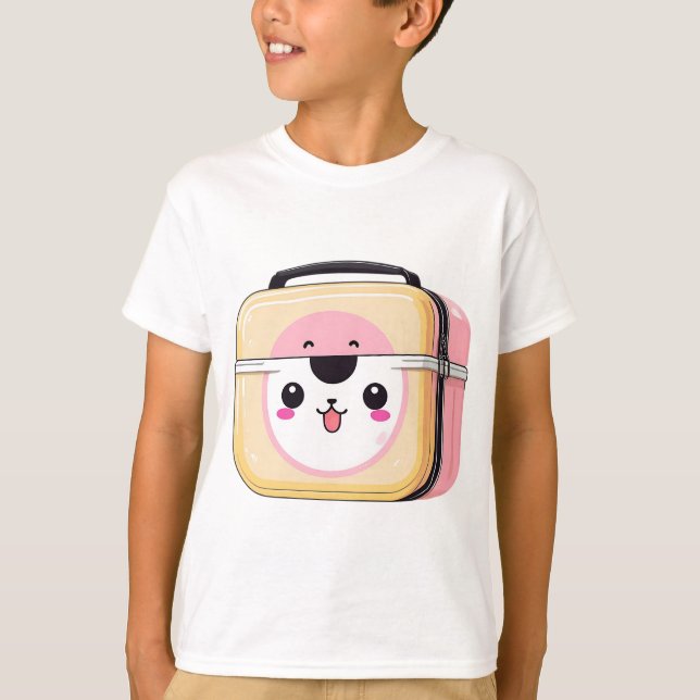 Funny Panda Love Suitcase  T-Shirt (Front)