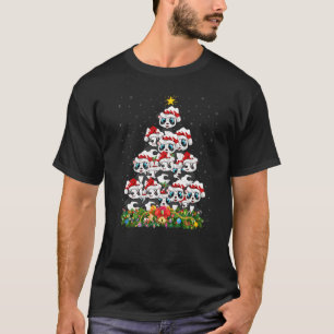 Funny Panda Lover Matching Santa Panda Christmas T T-Shirt