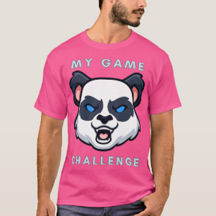 funny panda My game challenge tshirt