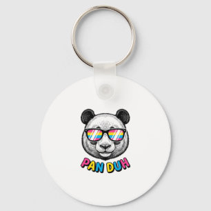 Funny Panda Sunglasses Vintage Engraving Shirt Des Key Ring