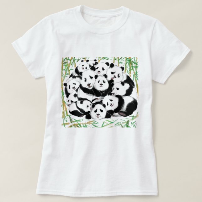 Funny Panda T-Shirt (Design Front)